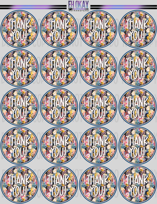 Thank you - Vinyl sticker sheet