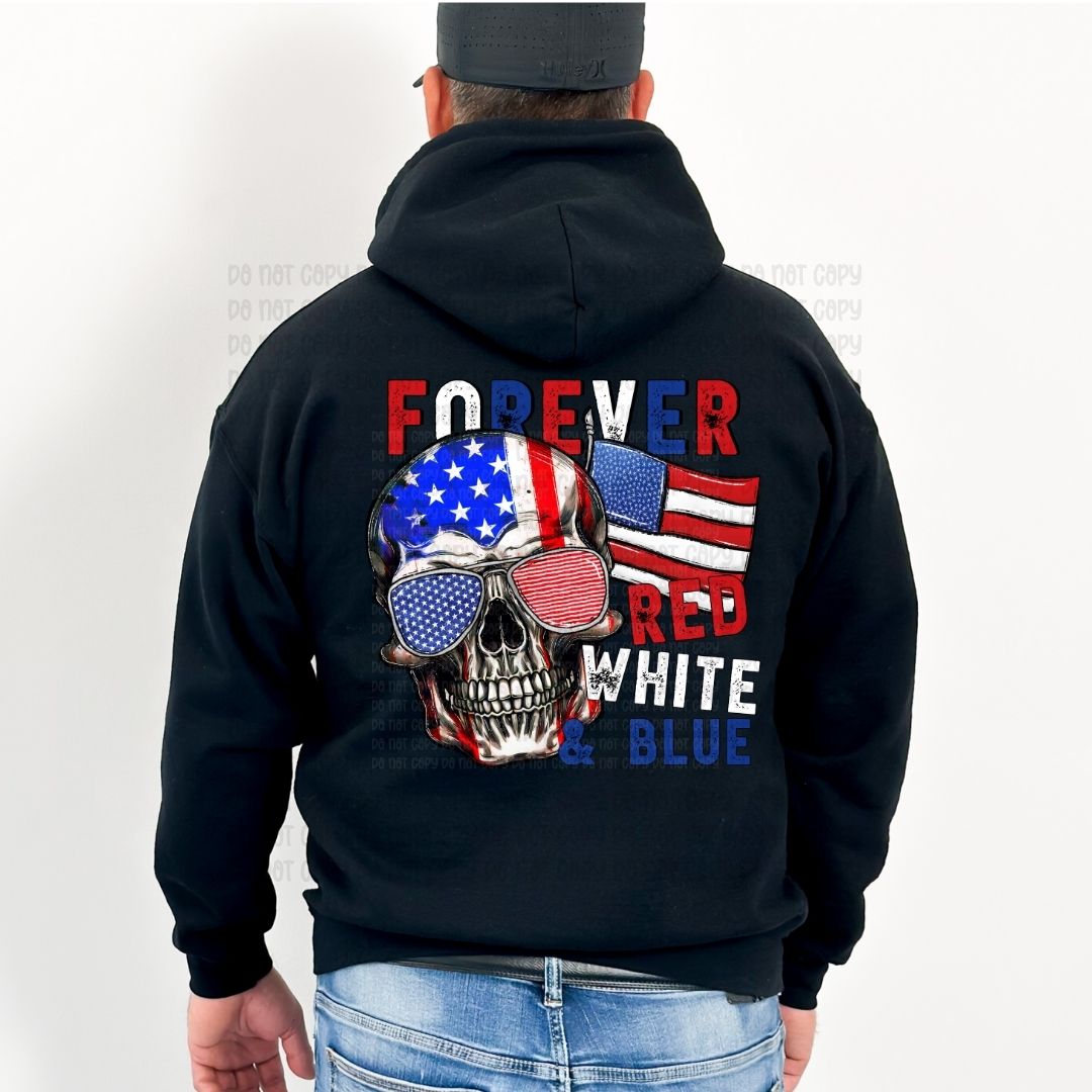 Forever Red White & Blue - DTF