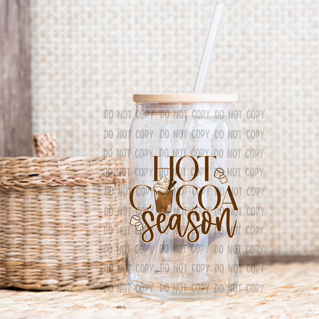 Hot cocoa season - UV DTF Decal