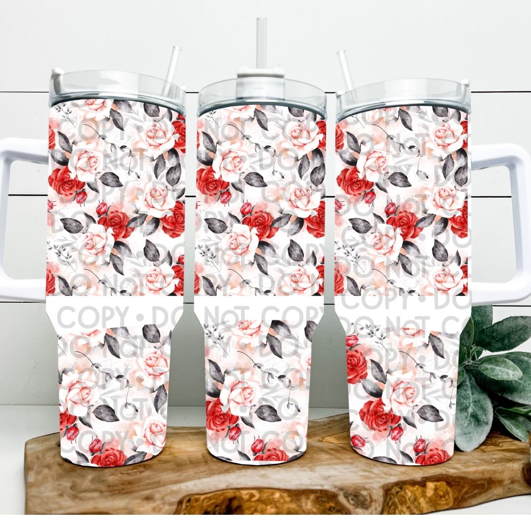 Roses - 40oz  Sublimation Wrap