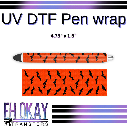 Bats Pen Wrap - UV DTF