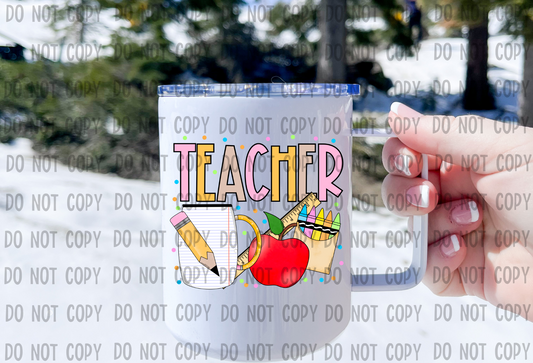 Teacher - UV DTF Decal