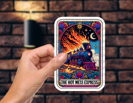 The hot mess express - Vinyl Sticker