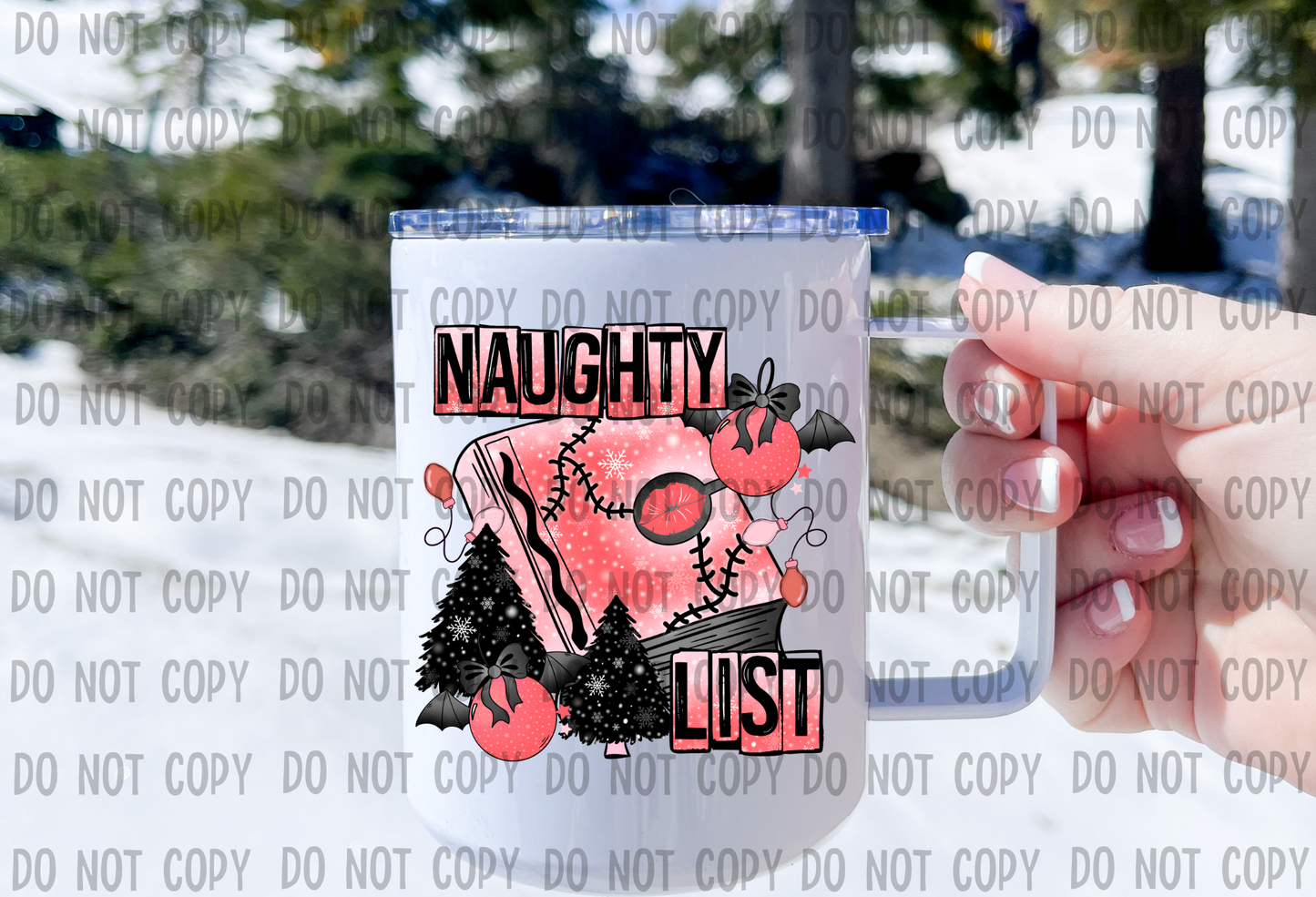 Naughty List - UV DTF Decal