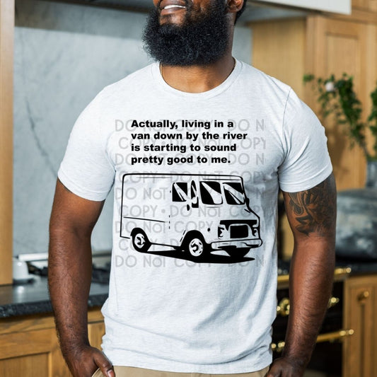 Living In A Van - DTF