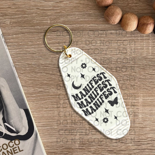 Manifest - UV DTF Keychain Decal