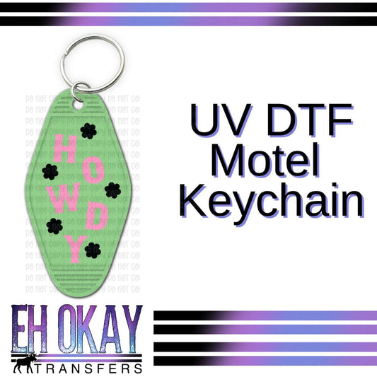 Howdy - UV DTF Keychain Decal