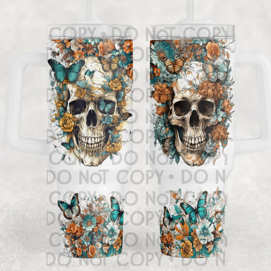 Skull - 40oz  UV DTF Wrap