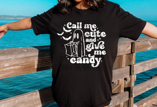 Call Me Cute White - DTF