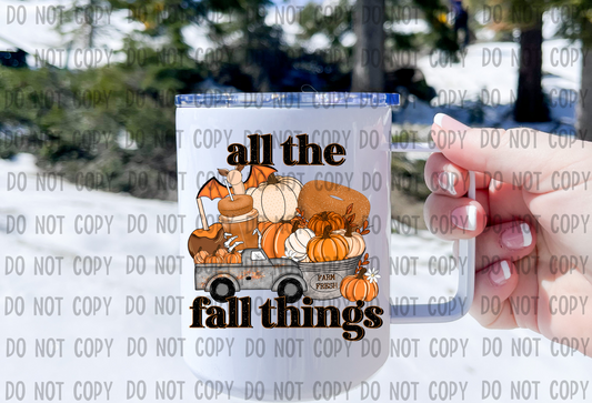 All The Fall Things - UV DTF Decal