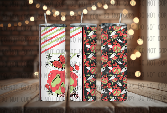 Holly Jolly - Sublimation 20oz Straight Wrap