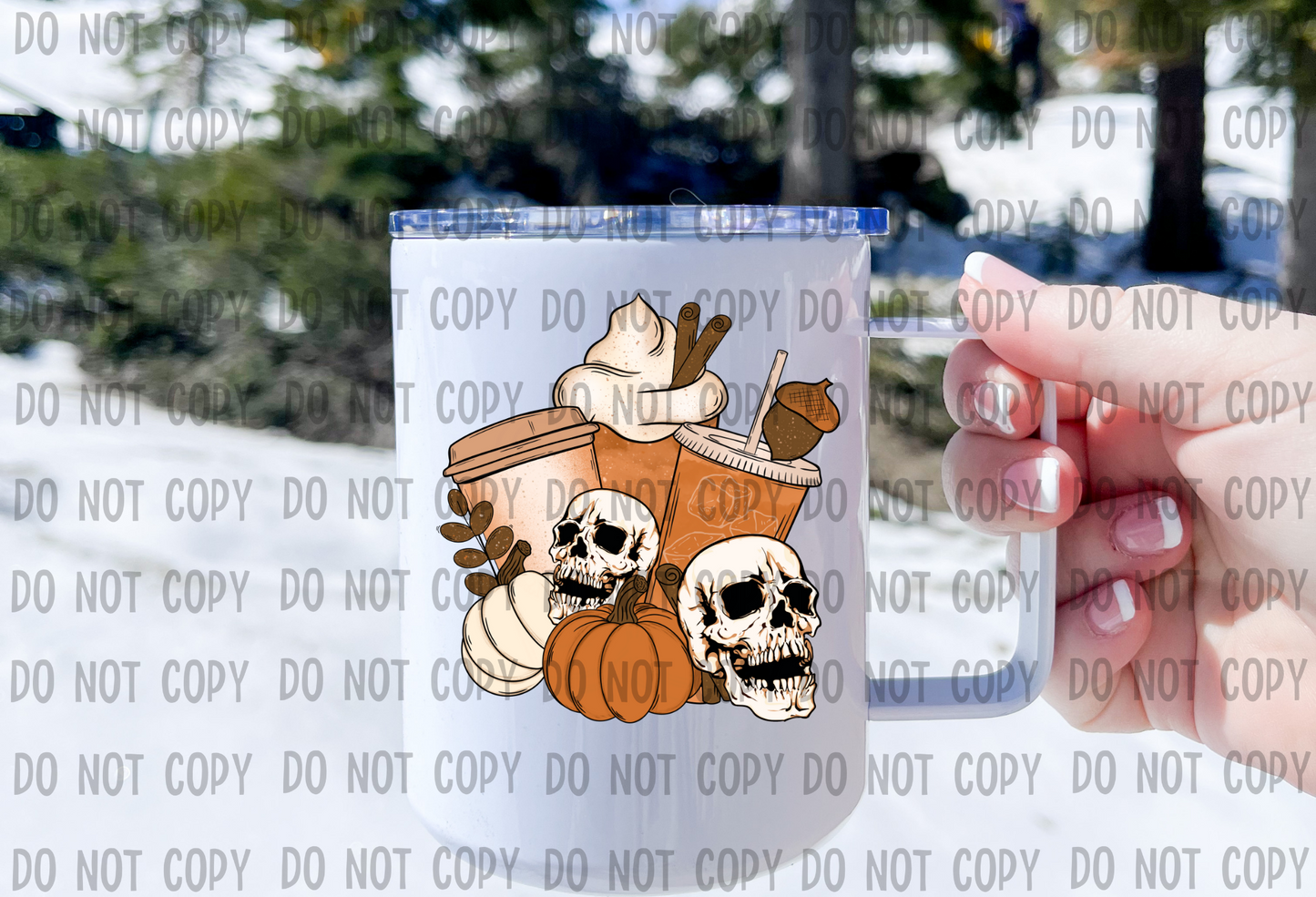 Fall Coffee - UV DTF Decal