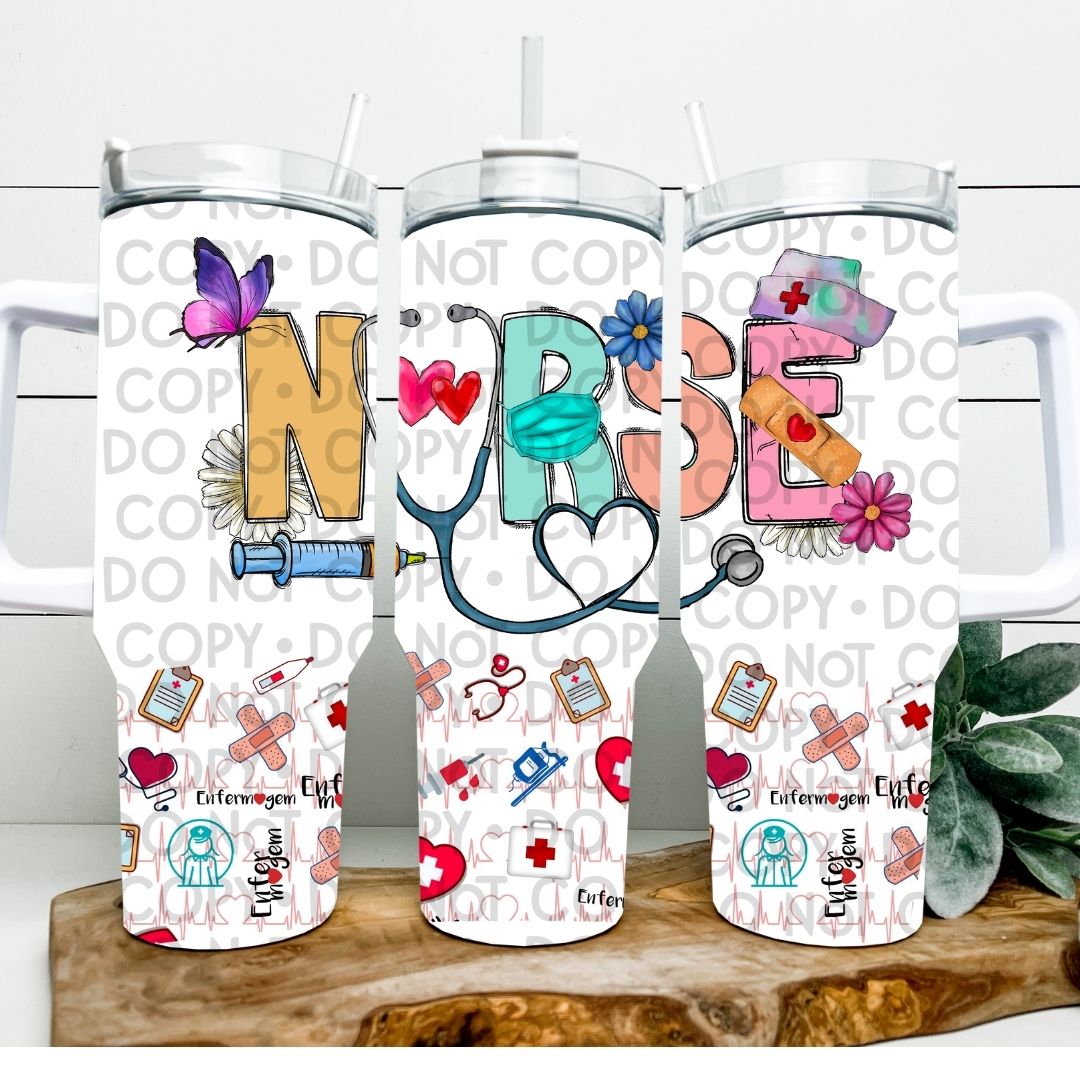 Nurse - 40oz  Sublimation Wrap