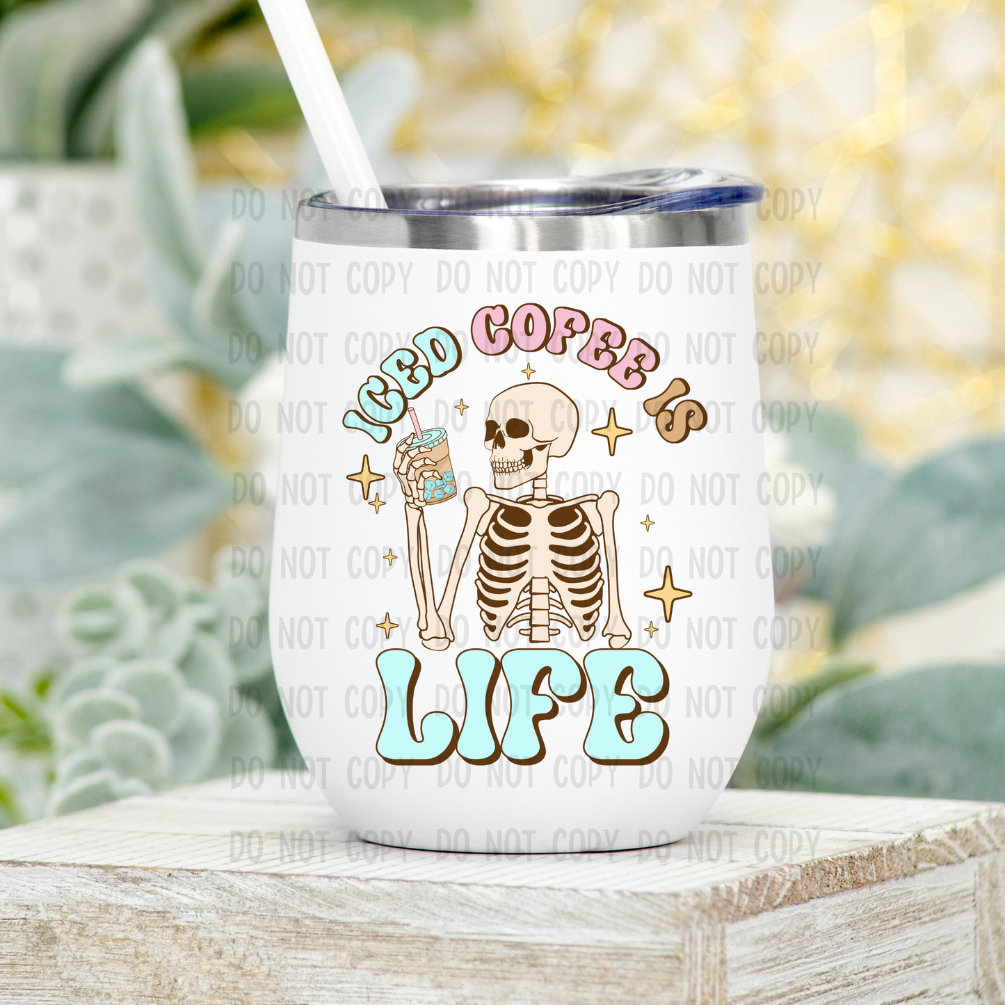 Iced coffee is life - Sublimation