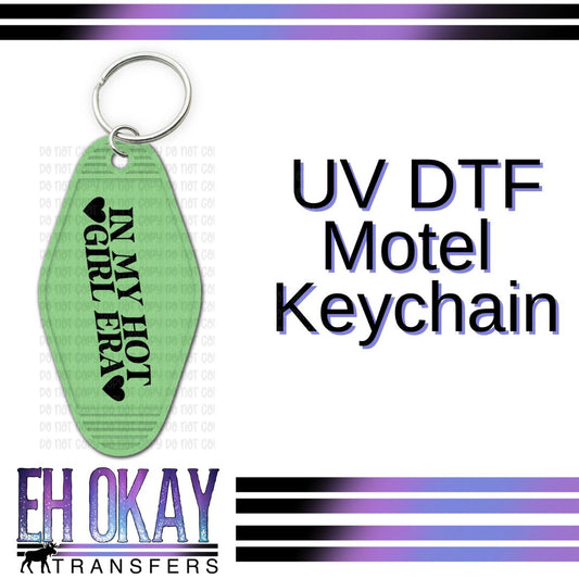 In My Hot Girl Era - UV DTF Keychain Decal