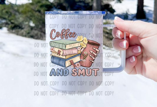 Coffee and Smut - UV DTF Decal