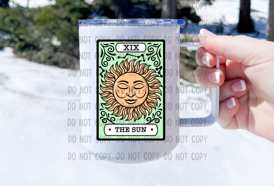 The sun Tarot - UV DTF Decal