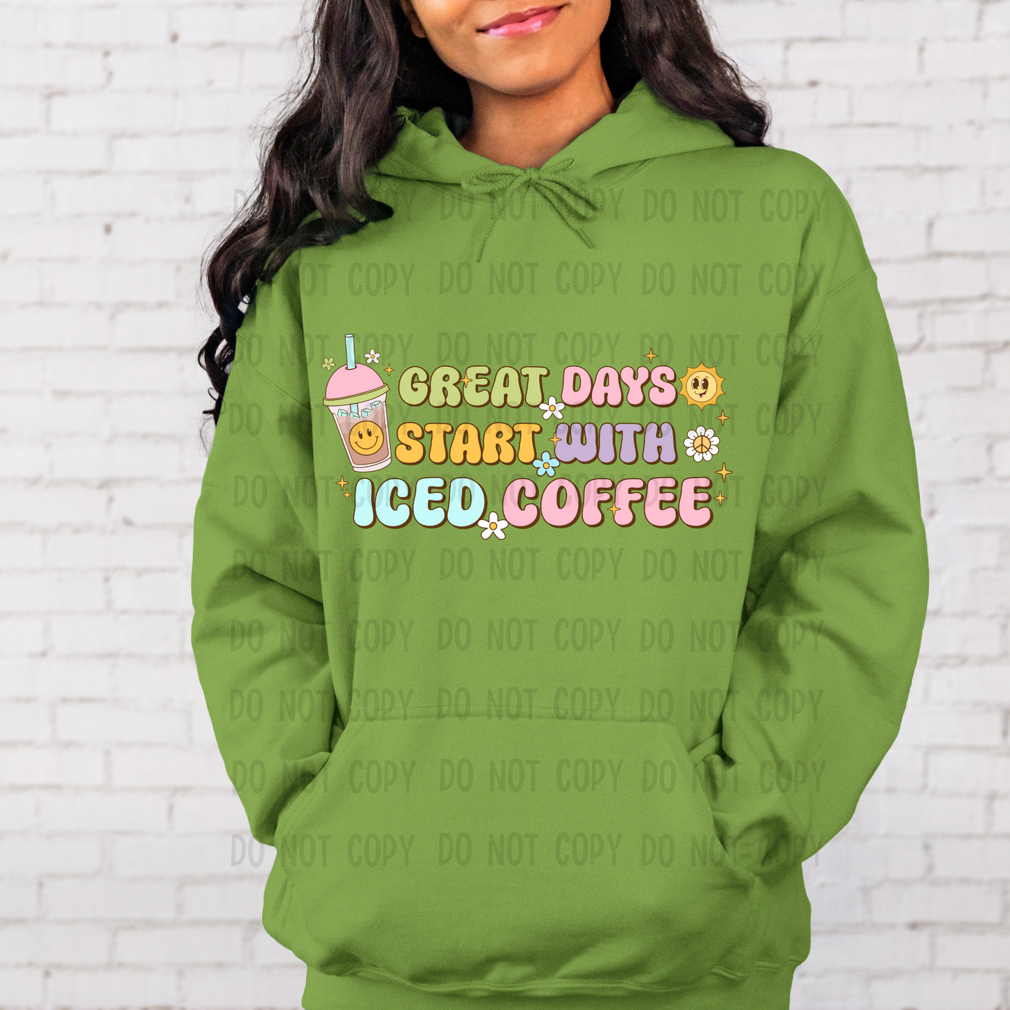 Great days start with iced coffee - Sublimation