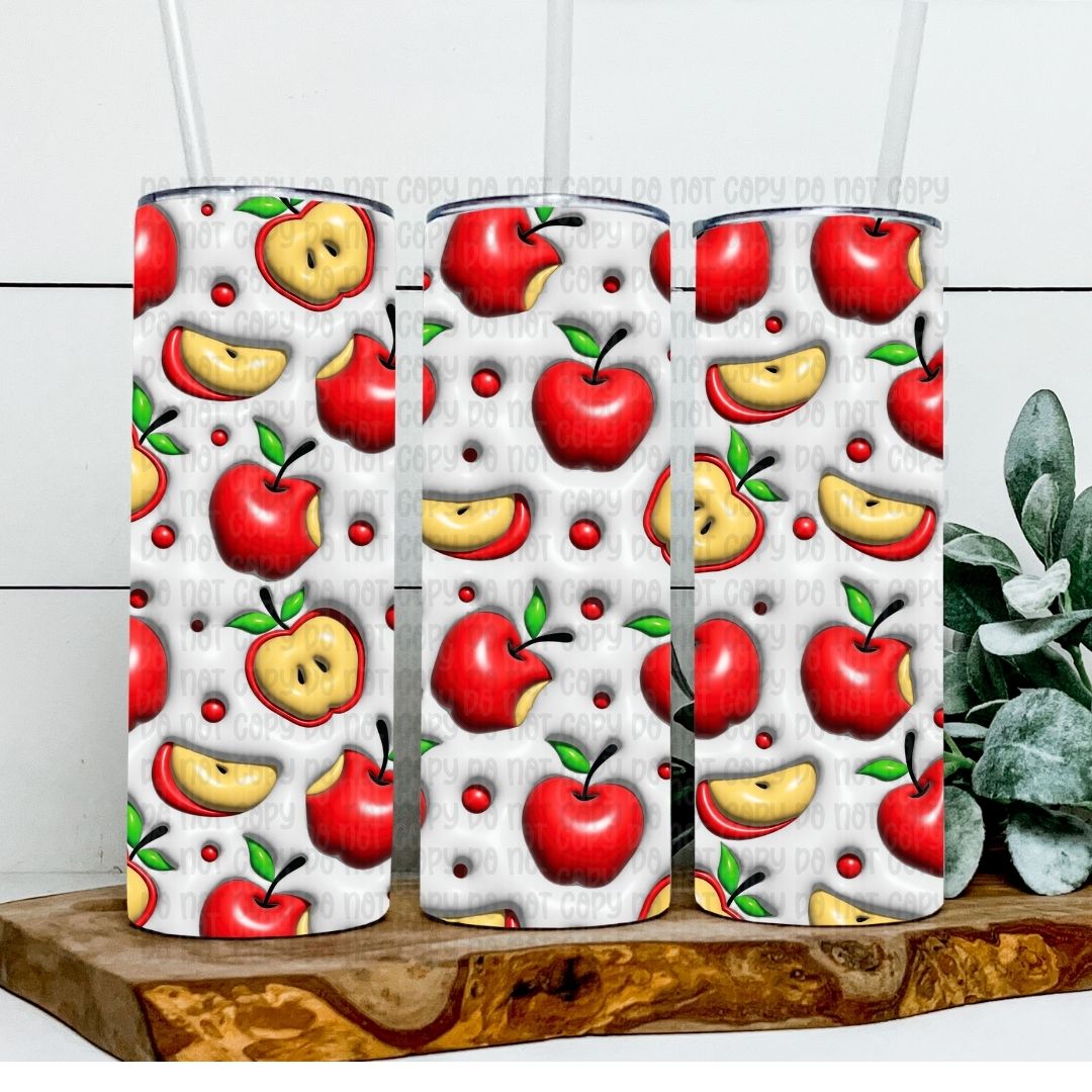 Apples - Sublimation 20oz Tapered or Straight Wrap