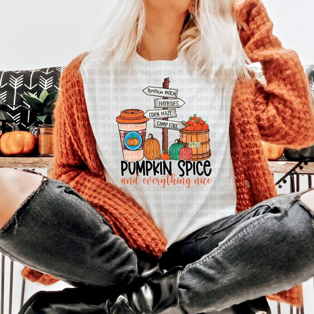 Pumpkin Spice And Everything Nice - DTF