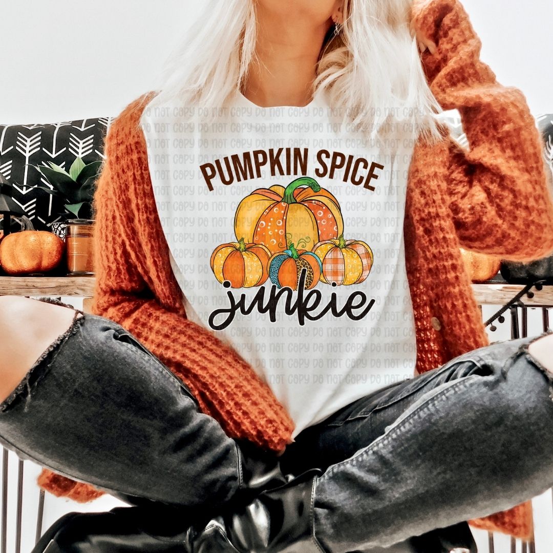 Pumpkin Spice Junkie - DTF