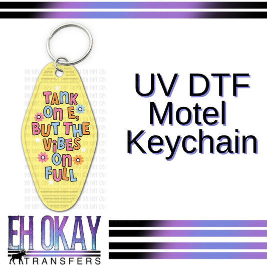 Tank On E - UV DTF Keychain Decal