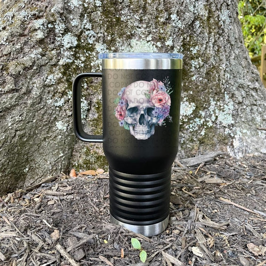 Floral Skull - UV DTF Decal