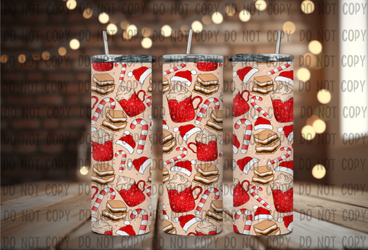 Hot Cocoa - Sublimation 20oz Straight Wrap