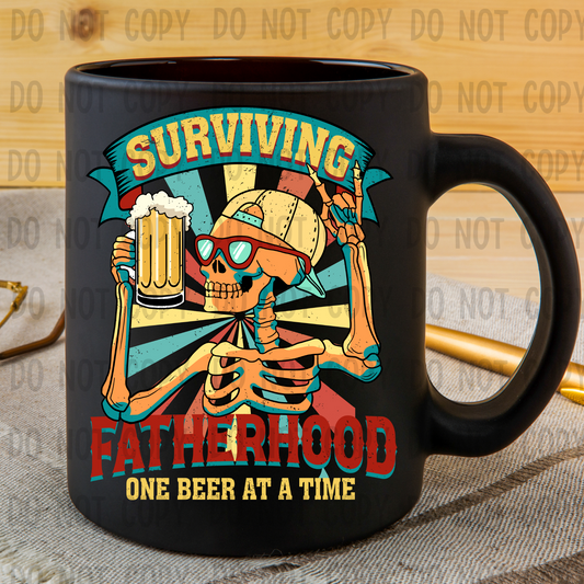 Surviving fatherhood - UV DTF Decal