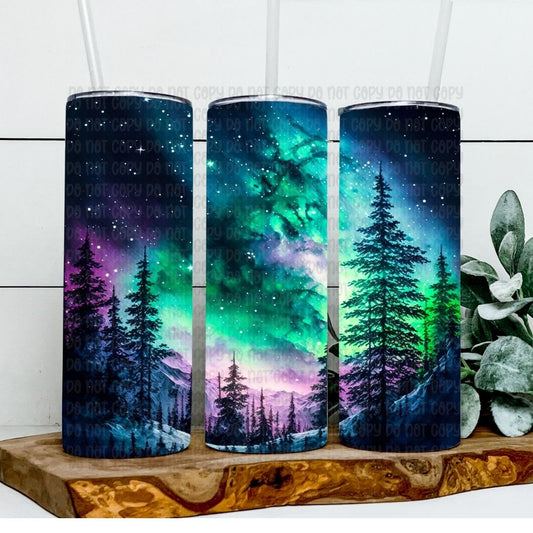 Northern Lights - Sublimation 20oz Tapered or Straight Wrap