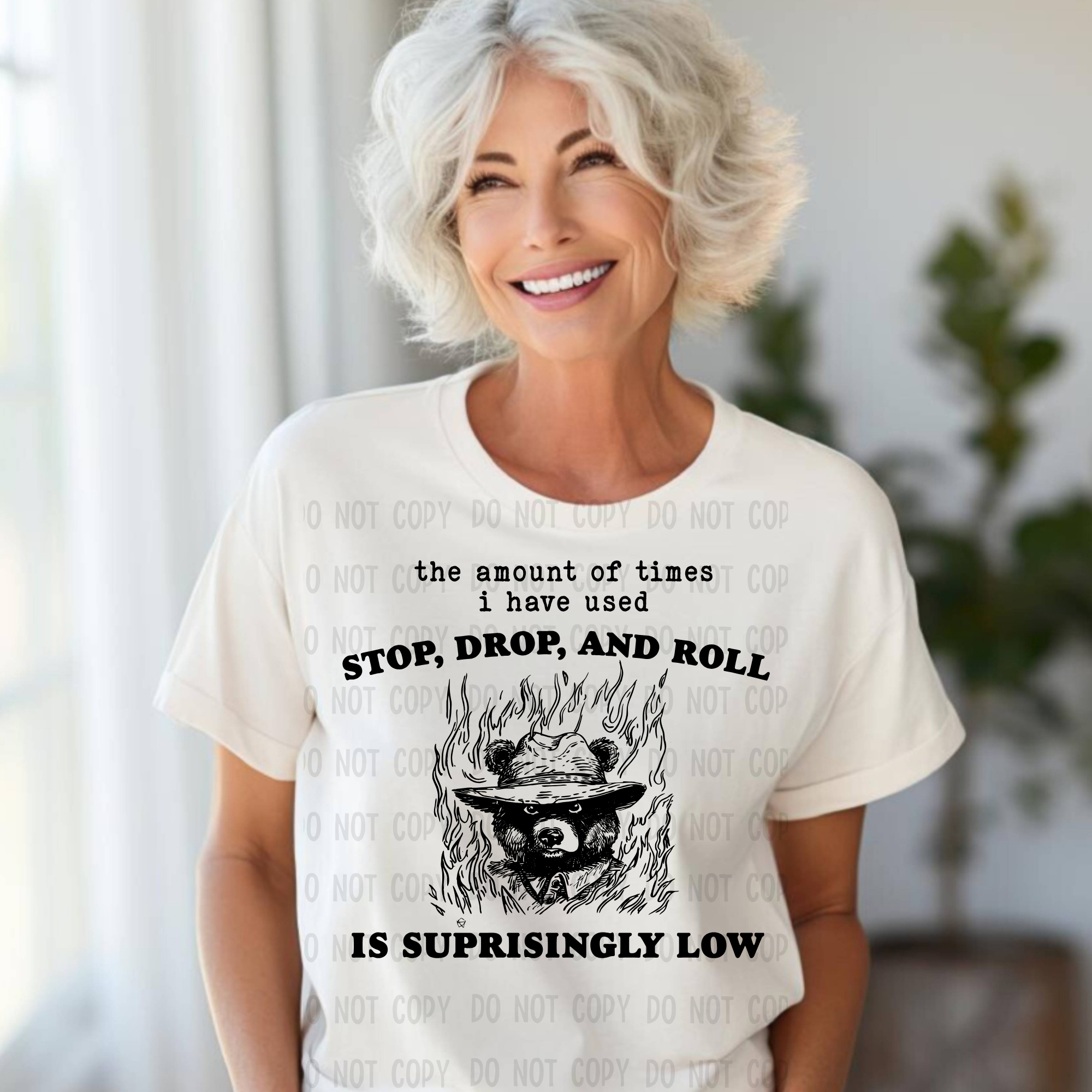 Stop drop and roll - DTF – Eh Okay Transfers