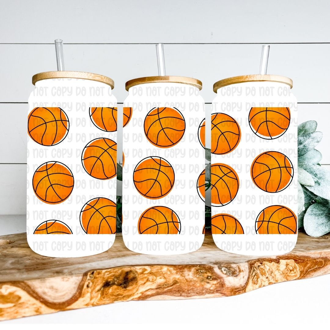 Basketballs Wrap 16oz - UV DTF