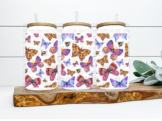 Butterflies Wrap 16oz - UV DTF