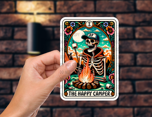 The happy camper - Vinyl Sticker