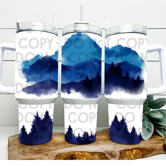 Mountains - 40oz  Sublimation Wrap