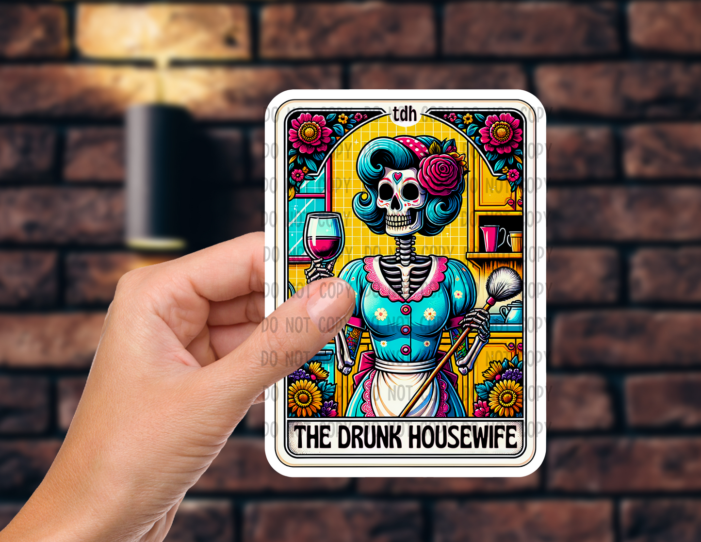 The drunk housewife - Vinyl Sticker