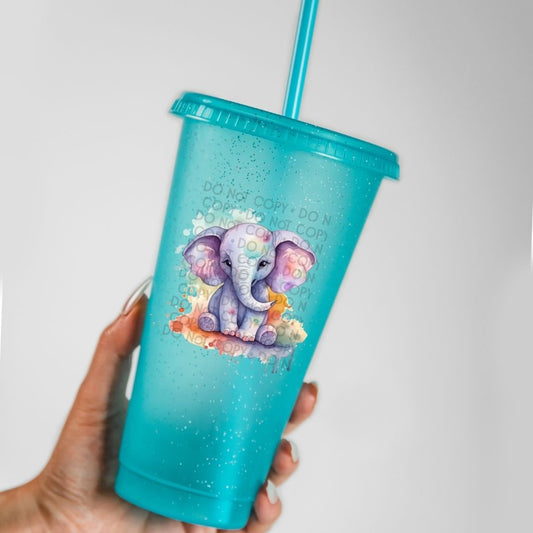 Baby Elephant - UV DTF Decal