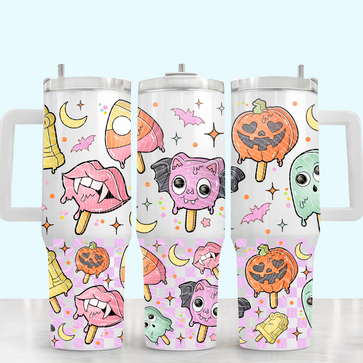 Halloween Popsicles - 40oz  UV DTF Wrap