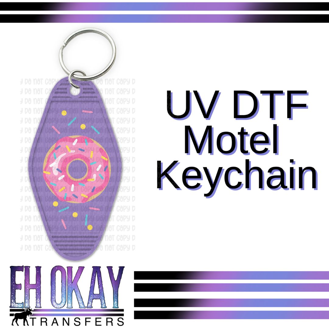 Donut - UV DTF Keychain Decal – Eh Okay Transfers