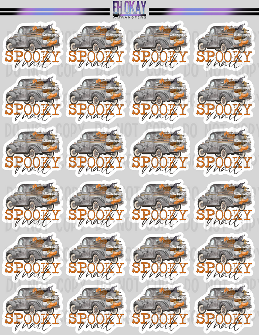 Spooky Mail - Vinyl sticker sheet