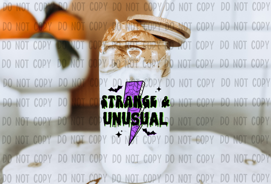 Strange & Unusual - UV DTF Decal