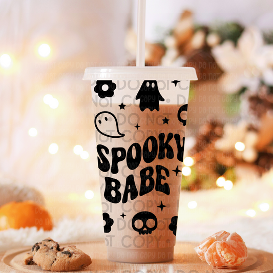 Spooky Babe - UV DTF 24oz Wrap