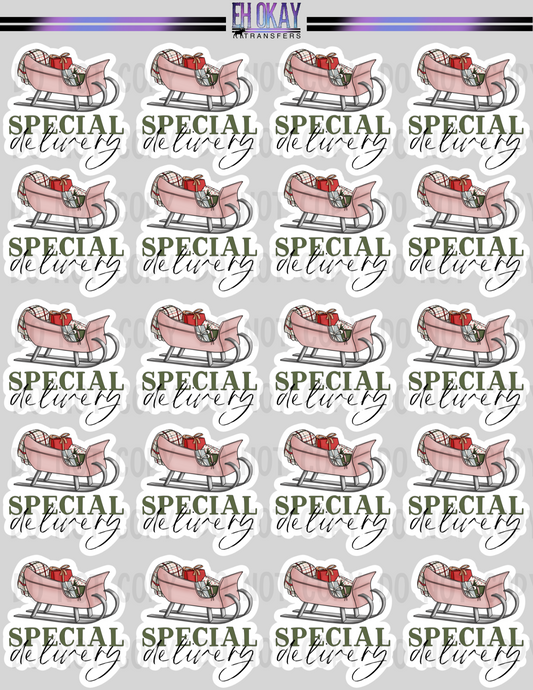 Special Delivery - Vinyl sticker sheet