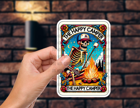 The happy camper - Vinyl Sticker