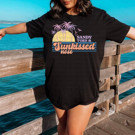 Sandy Toes & Sunkissed Nose Distressed - DTF