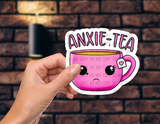 Anxie-tea - Vinyl Sticker