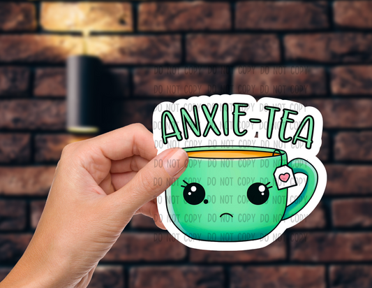 Anxie-tea - Vinyl Sticker