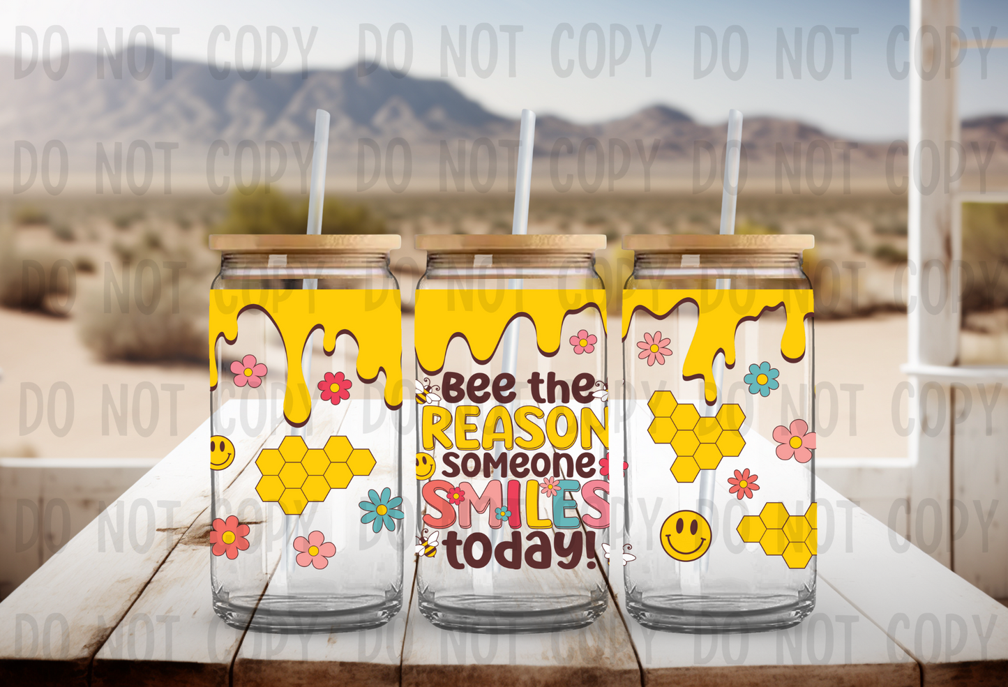 Bee The Reason- Vinyl Libbey Wrap