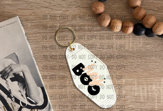 Hey boo - UV DTF Keychain Decal