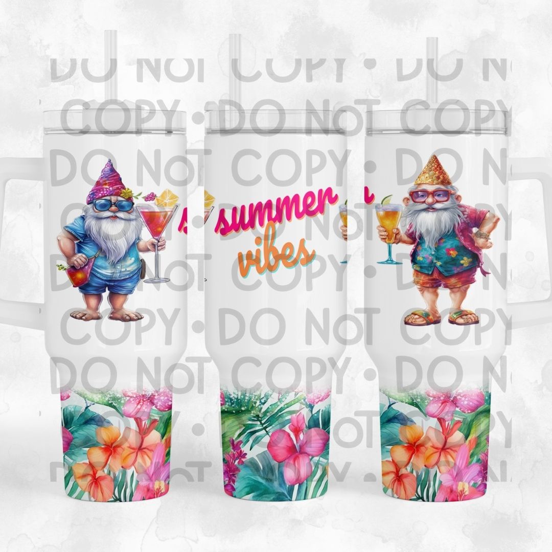 Summer Vibes - 40oz  Sublimation Wrap